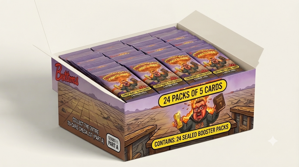 Conspiracy Guru Cards (Series 1: Part A) – 24-Pack Sealed Booster Display Box
